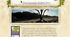 Desktop Screenshot of grayslavenderfarm.com